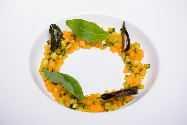 Farfurie de mâncare colorată